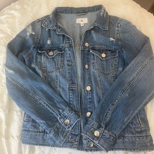 Nordstrom BP xs distressed jean jacket